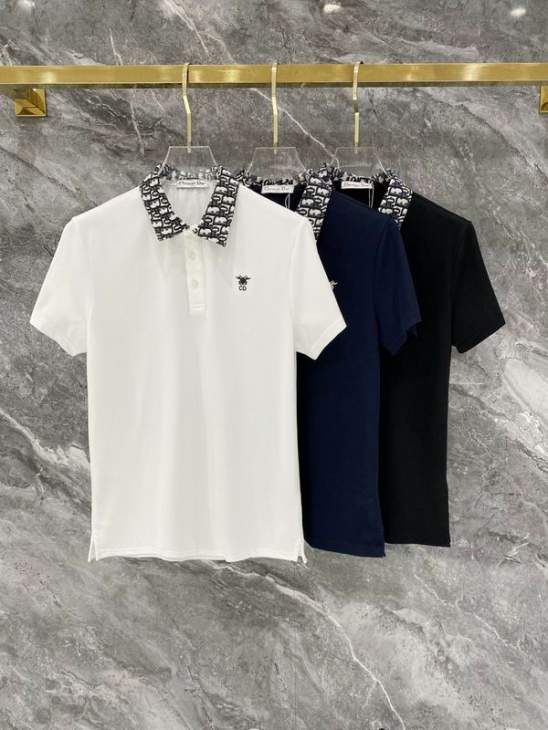Picture of Dior Polo Shirts Short _SKUDiorM-3XLomtr46028473